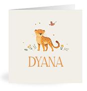 Geboortekaartje naam Dyana u2
