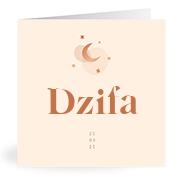 Geboortekaartje naam Dzifa m1