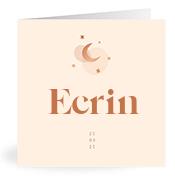 Geboortekaartje naam Ecrin m1