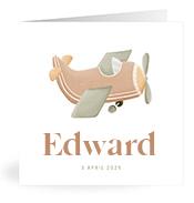 Geboortekaartje naam Edward j1