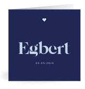 Geboortekaartje naam Egbert j3