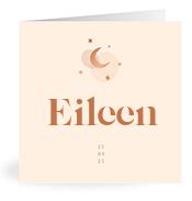 Geboortekaartje naam Eileen m1
