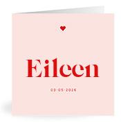 Geboortekaartje naam Eileen m3