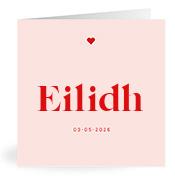 Geboortekaartje naam Eilidh m3