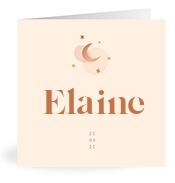 Geboortekaartje naam Elaine m1