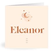 Geboortekaartje naam Eleanor m1