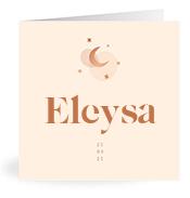 Geboortekaartje naam Eleysa m1