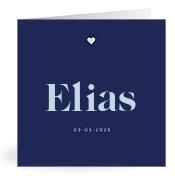 Geboortekaartje naam Elias j3
