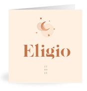Geboortekaartje naam Eligio m1