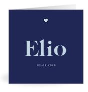 Geboortekaartje naam Elio j3