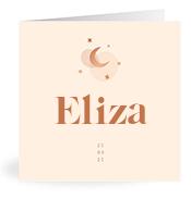 Geboortekaartje naam Eliza m1