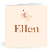 Geboortekaartje naam Ellen m1