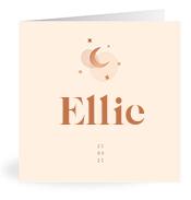 Geboortekaartje naam Ellie m1