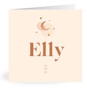 Geboortekaartje naam Elly m1