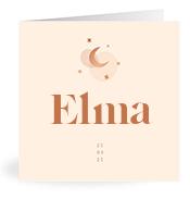 Geboortekaartje naam Elma m1