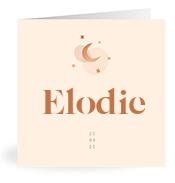 Geboortekaartje naam Elodie m1