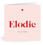Geboortekaartje naam Elodie m3