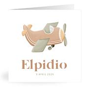 Geboortekaartje naam Elpidio j1