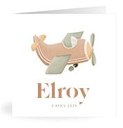 Geboortekaartje naam Elroy j1