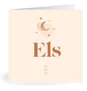 Geboortekaartje naam Els m1