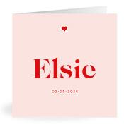 Geboortekaartje naam Elsie m3