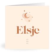 Geboortekaartje naam Elsje m1