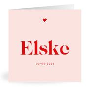 Geboortekaartje naam Elske m3