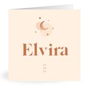 Geboortekaartje naam Elvira m1