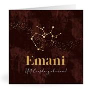 Geboortekaartje naam Emani u3
