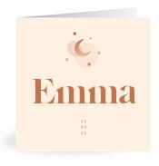 Geboortekaartje naam Emma m1