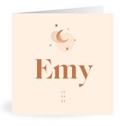 Geboortekaartje naam Emy m1