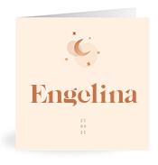 Geboortekaartje naam Engelina m1