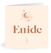 Geboortekaartje naam Enide m1