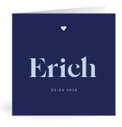 Geboortekaartje naam Erich j3