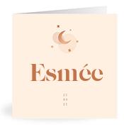 Geboortekaartje naam Esmée m1