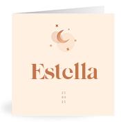 Geboortekaartje naam Estella m1