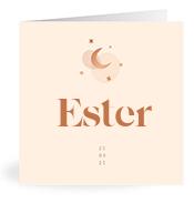 Geboortekaartje naam Ester m1