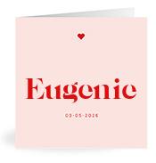 Geboortekaartje naam Eugenie m3