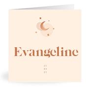 Geboortekaartje naam Evangeline m1