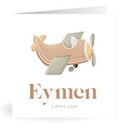 Geboortekaartje naam Eymen j1