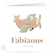 Geboortekaartje naam Fabianus j1