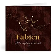 Geboortekaartje naam Fabien u3