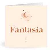 Geboortekaartje naam Fantasia m1