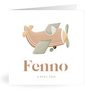 Geboortekaartje naam Fenno j1