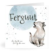 Geboortekaartje naam Ferguut j4
