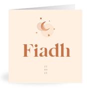 Geboortekaartje naam Fiadh m1