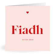 Geboortekaartje naam Fiadh m3