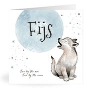 Geboortekaartje naam Fijs j4