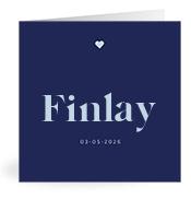 Geboortekaartje naam Finlay j3