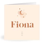 Geboortekaartje naam Fiona m1